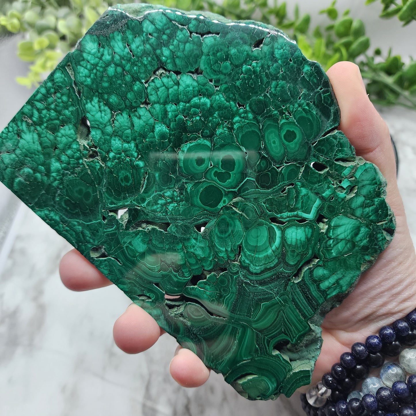 Malachite slab from Congo 4