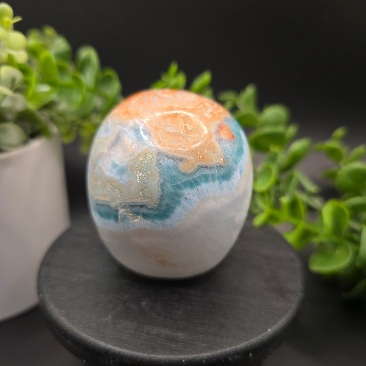 Larimar Skull
