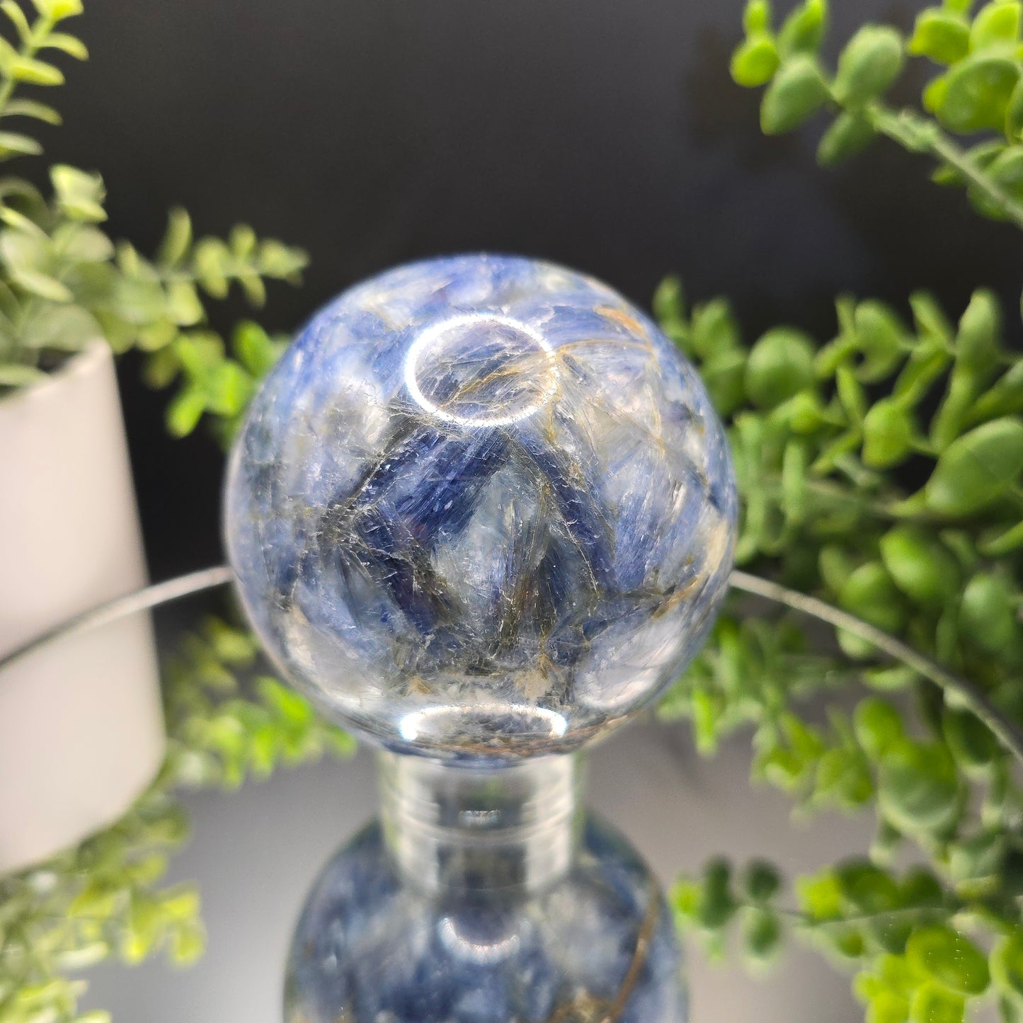 Blue Kyanite Sphere from Brazil