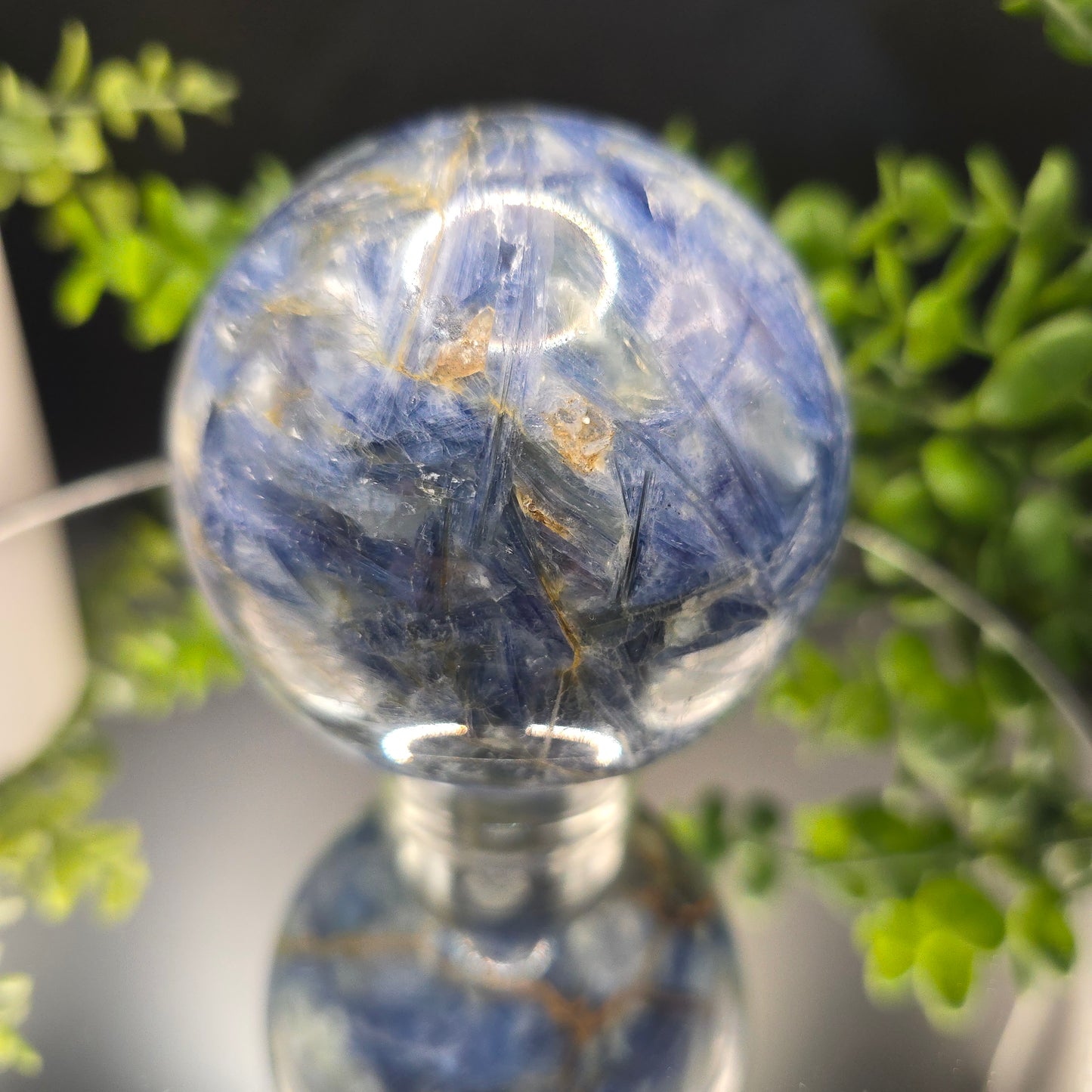 Blue Kyanite Sphere from Brazil