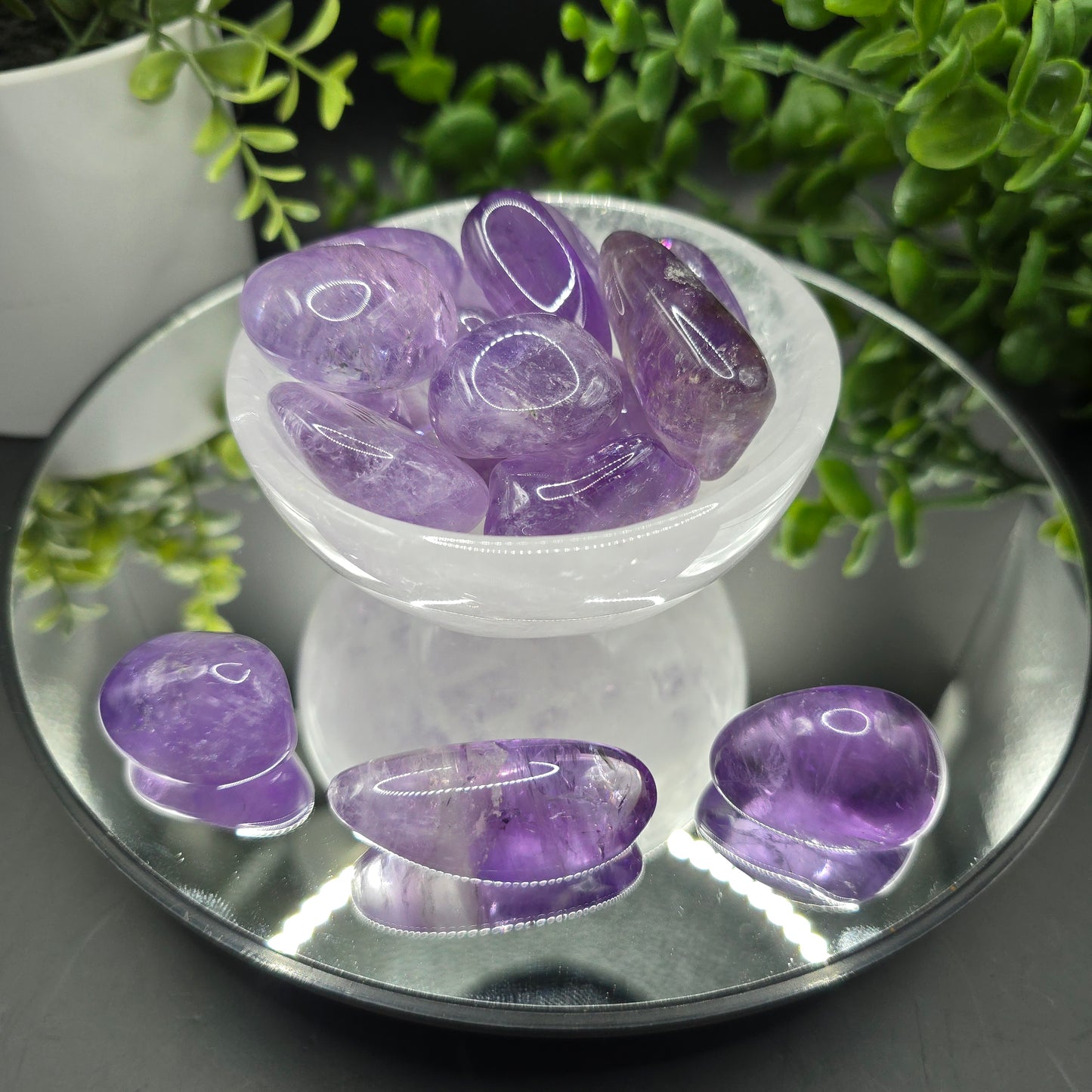 Amethyst tumbles