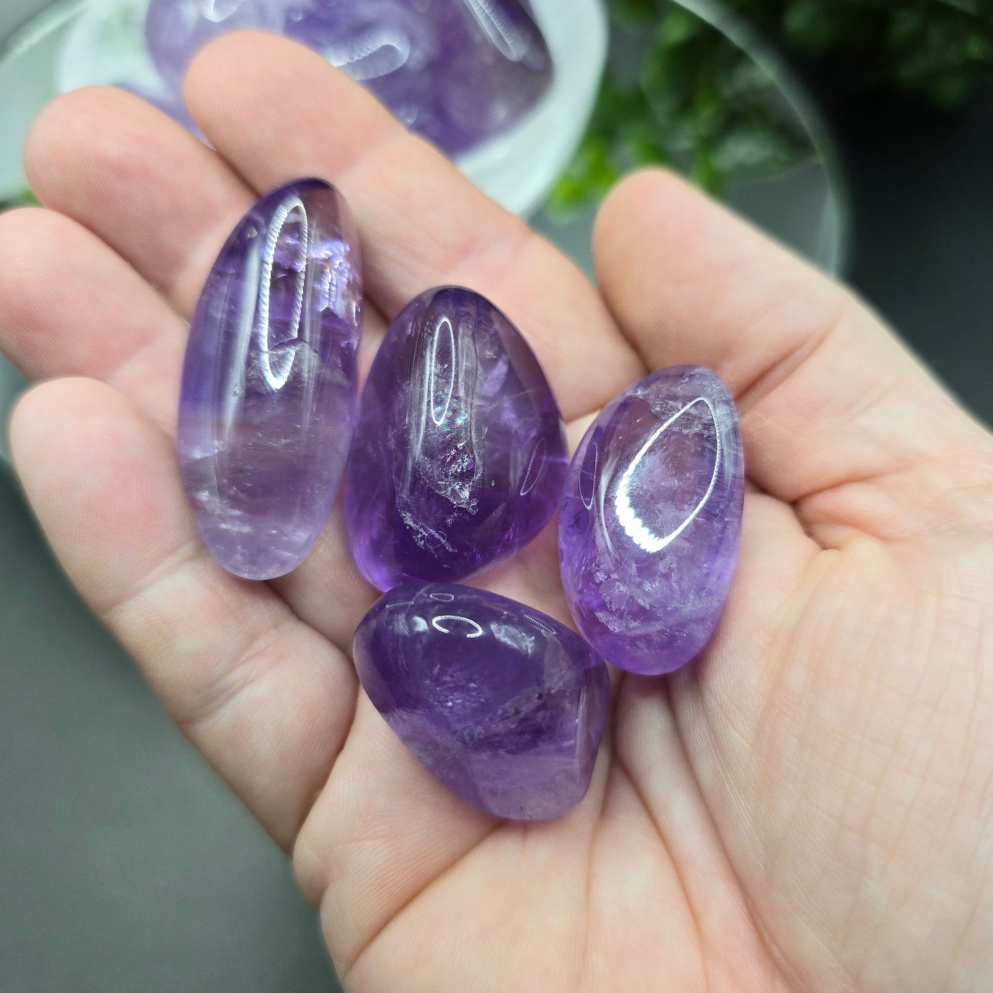 Amethyst tumbles