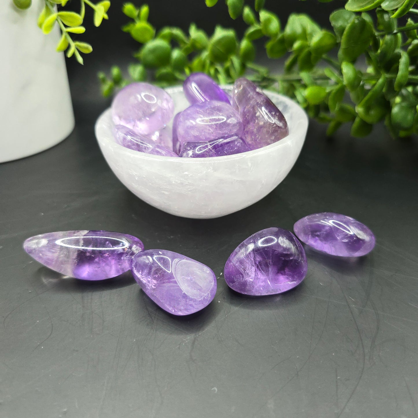 Amethyst tumbles