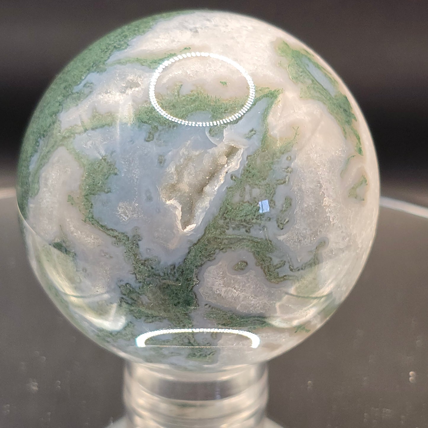 Moss Agate sphere