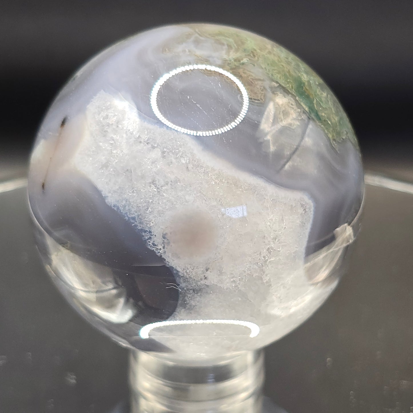 Moss Agate sphere