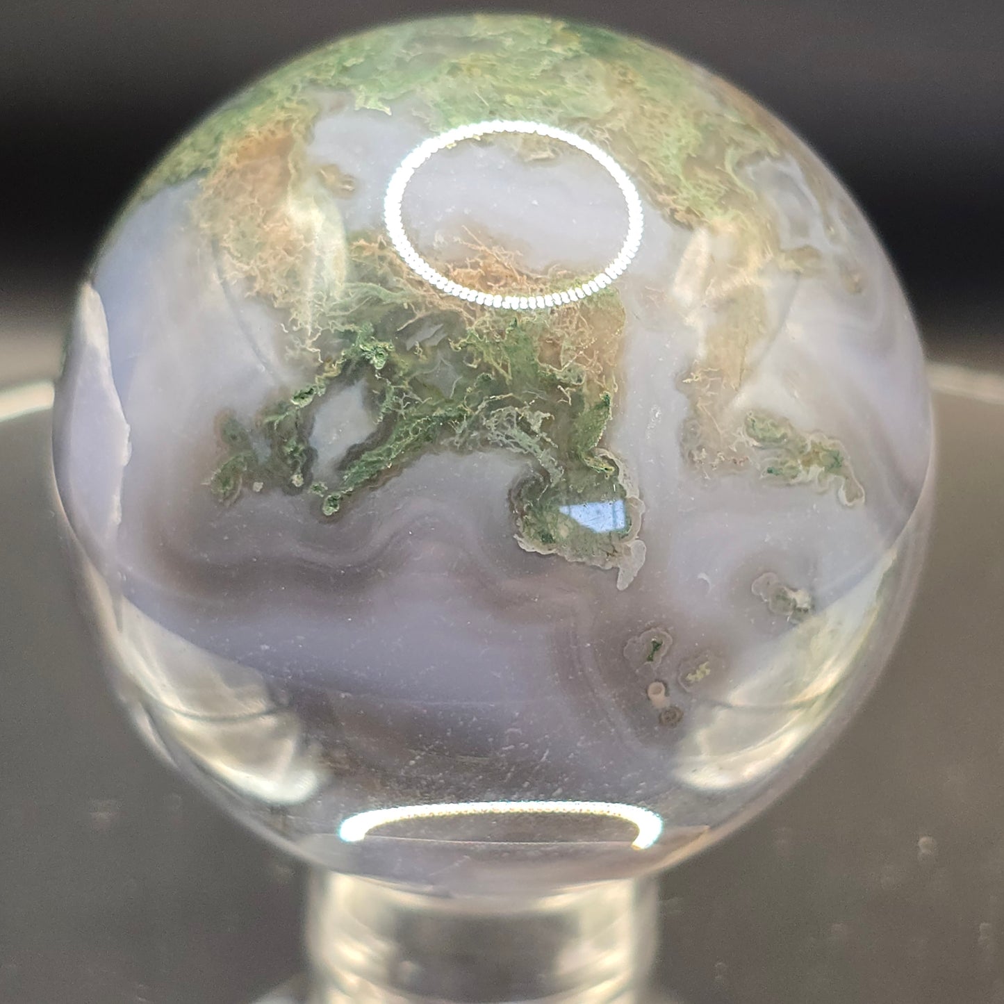 Moss Agate sphere
