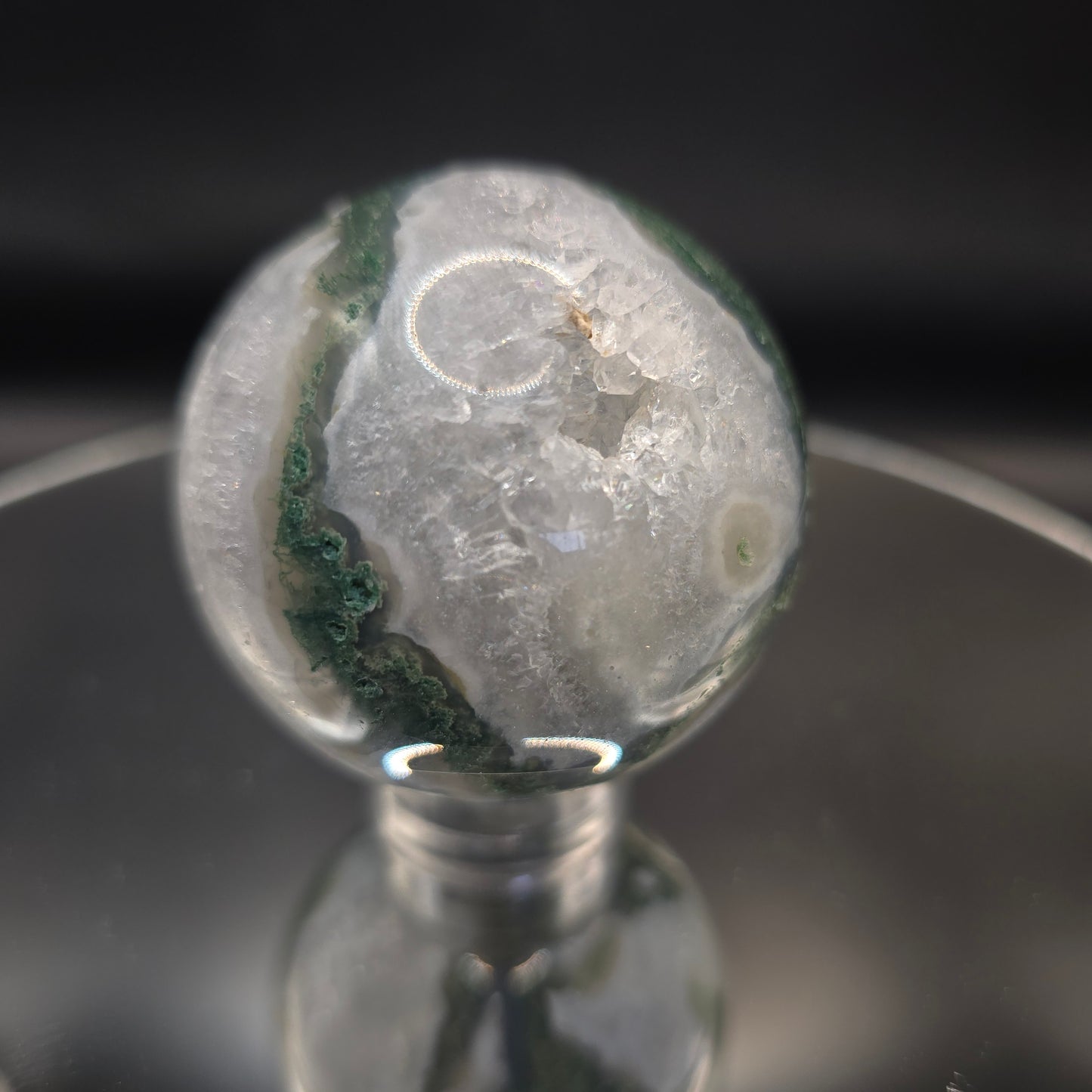 Moss Agate sphere