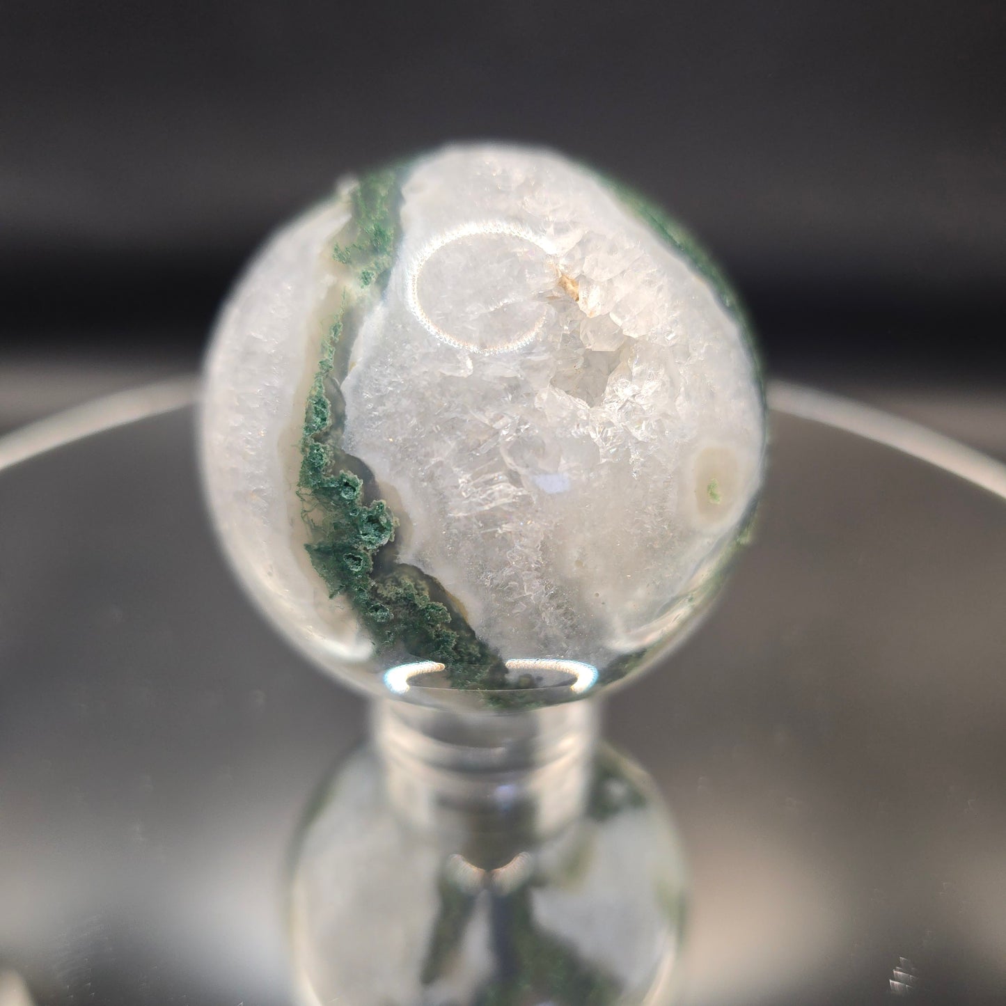 Moss Agate sphere