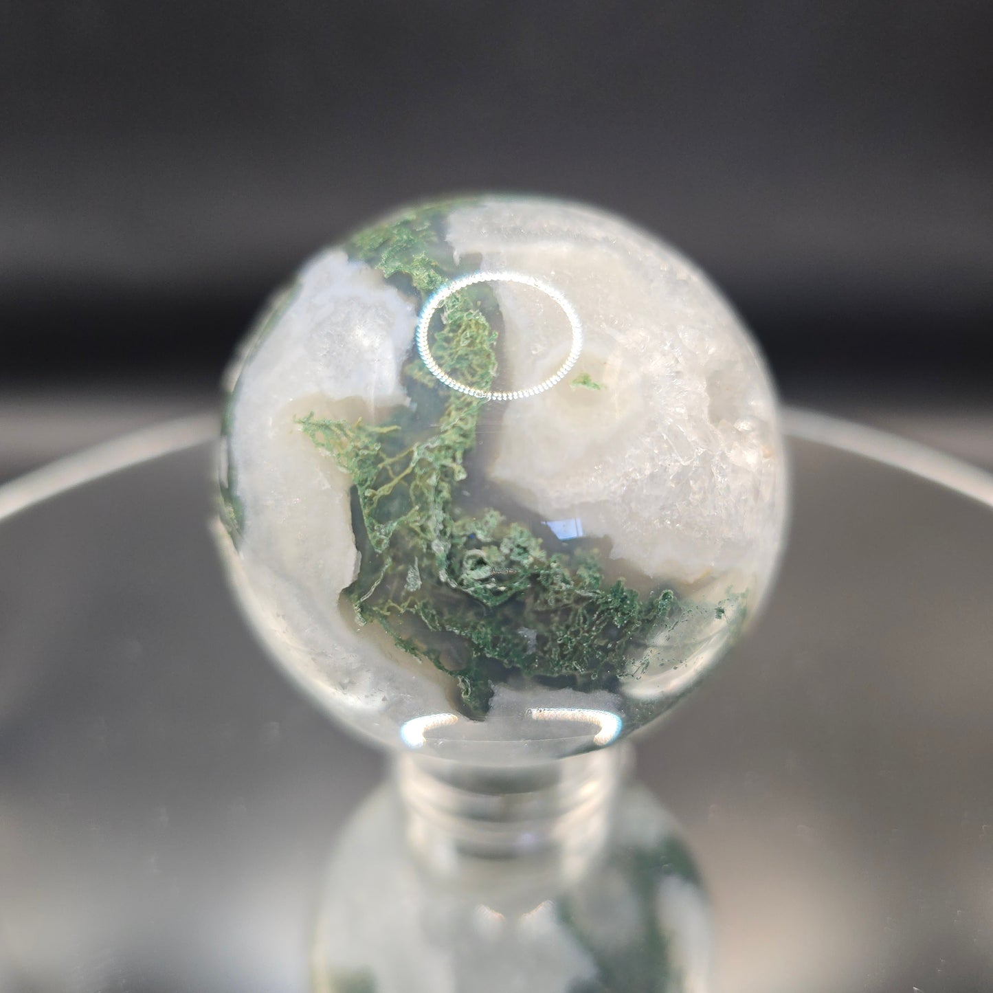 Moss Agate sphere