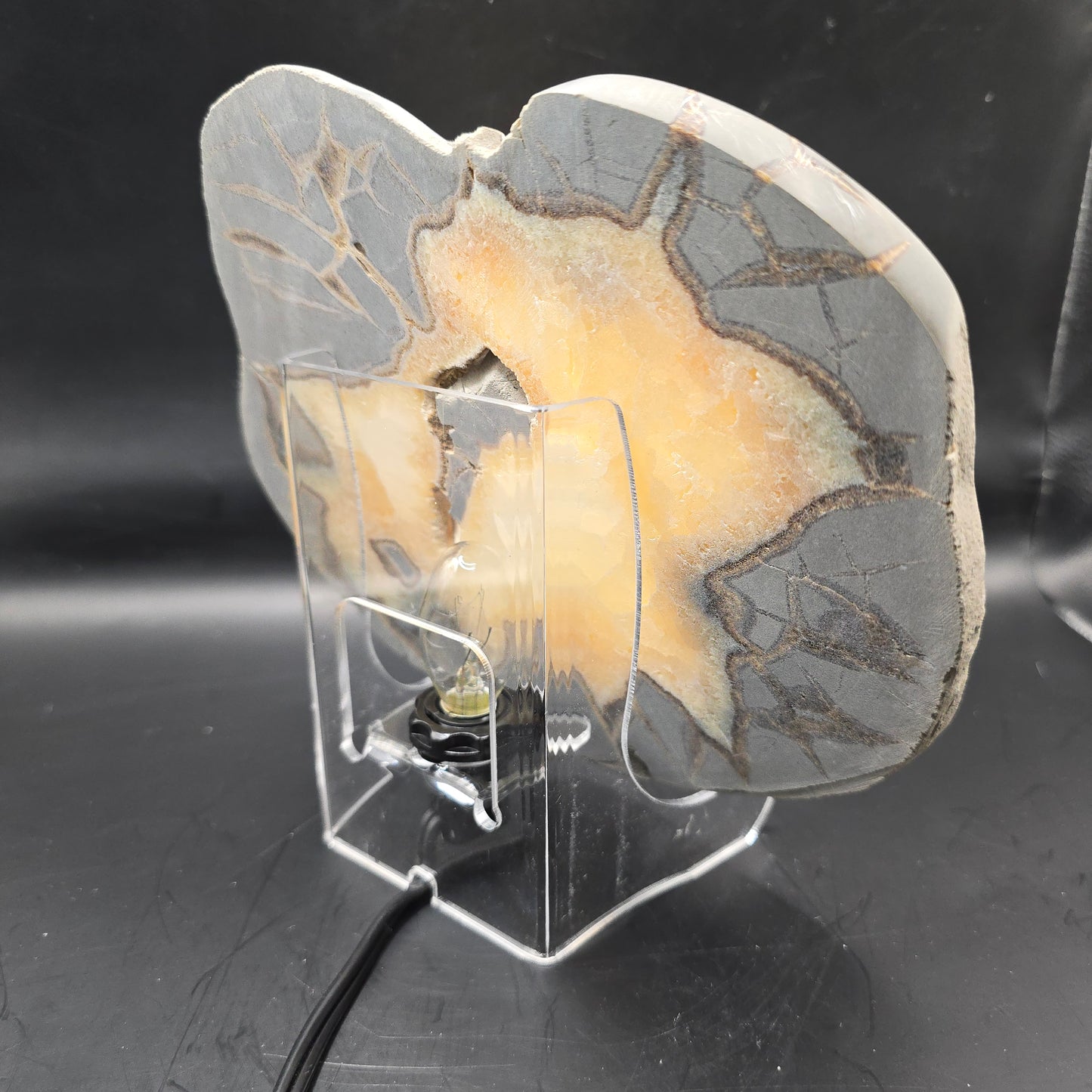 Septarian slab w night light #6