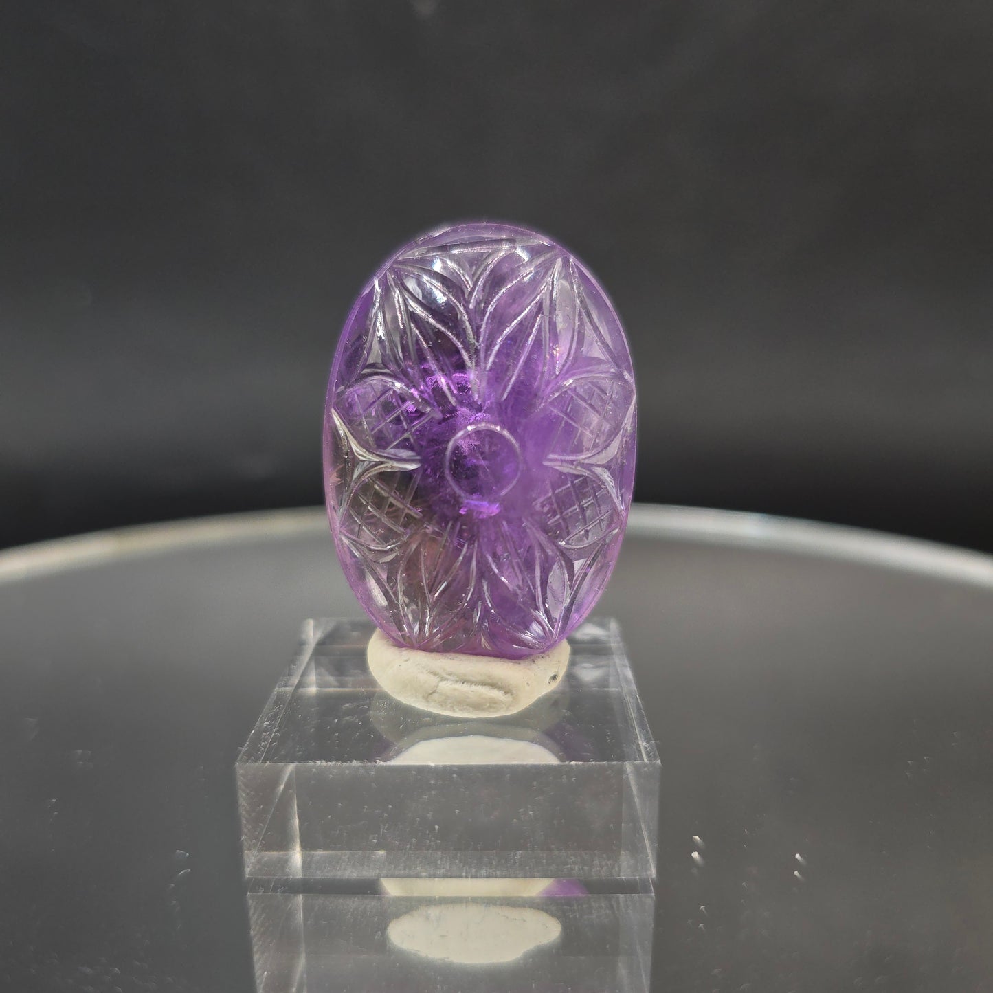 Ametrine carving from Brazil