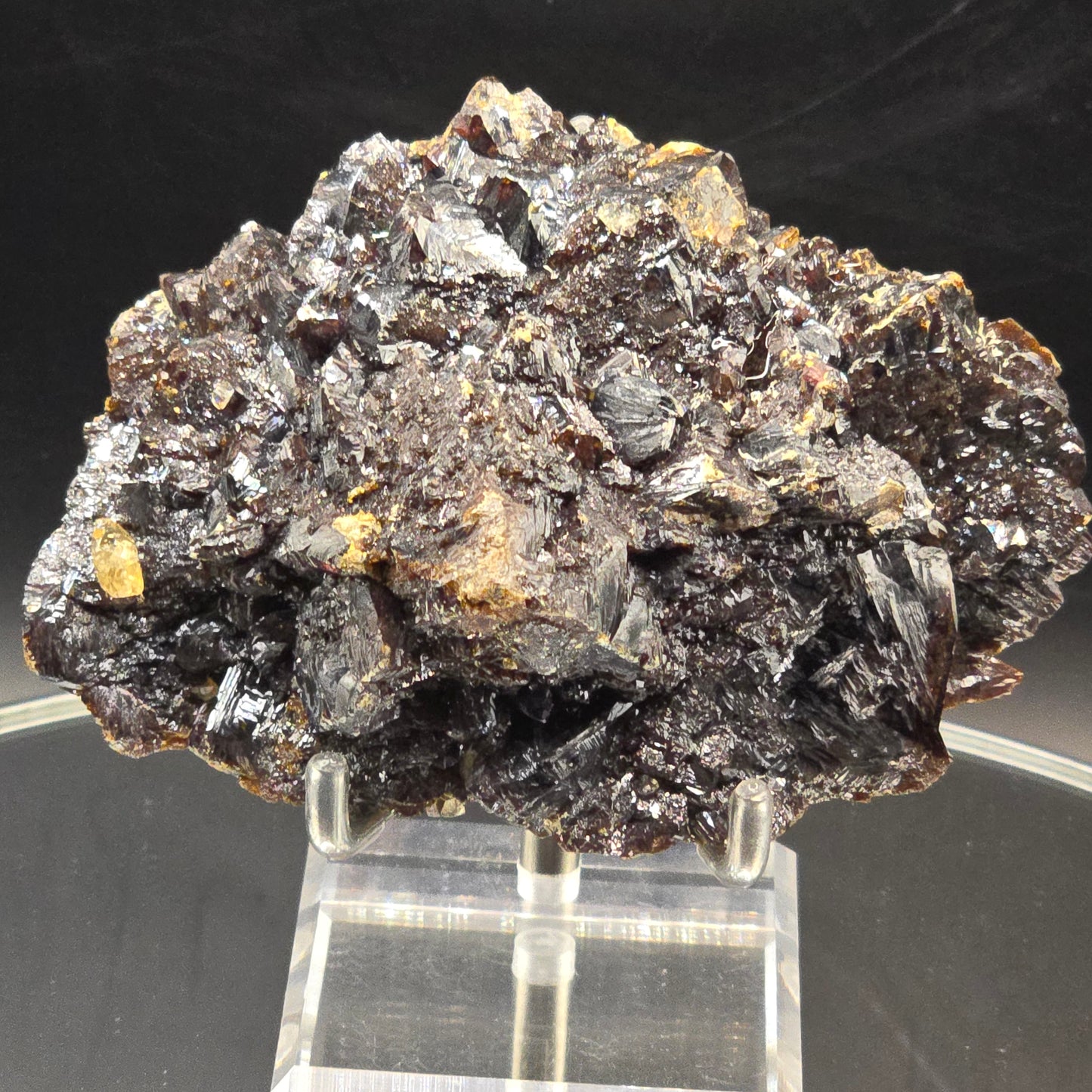 Sphalerite w calcite from Elmwood Mine Tennessee