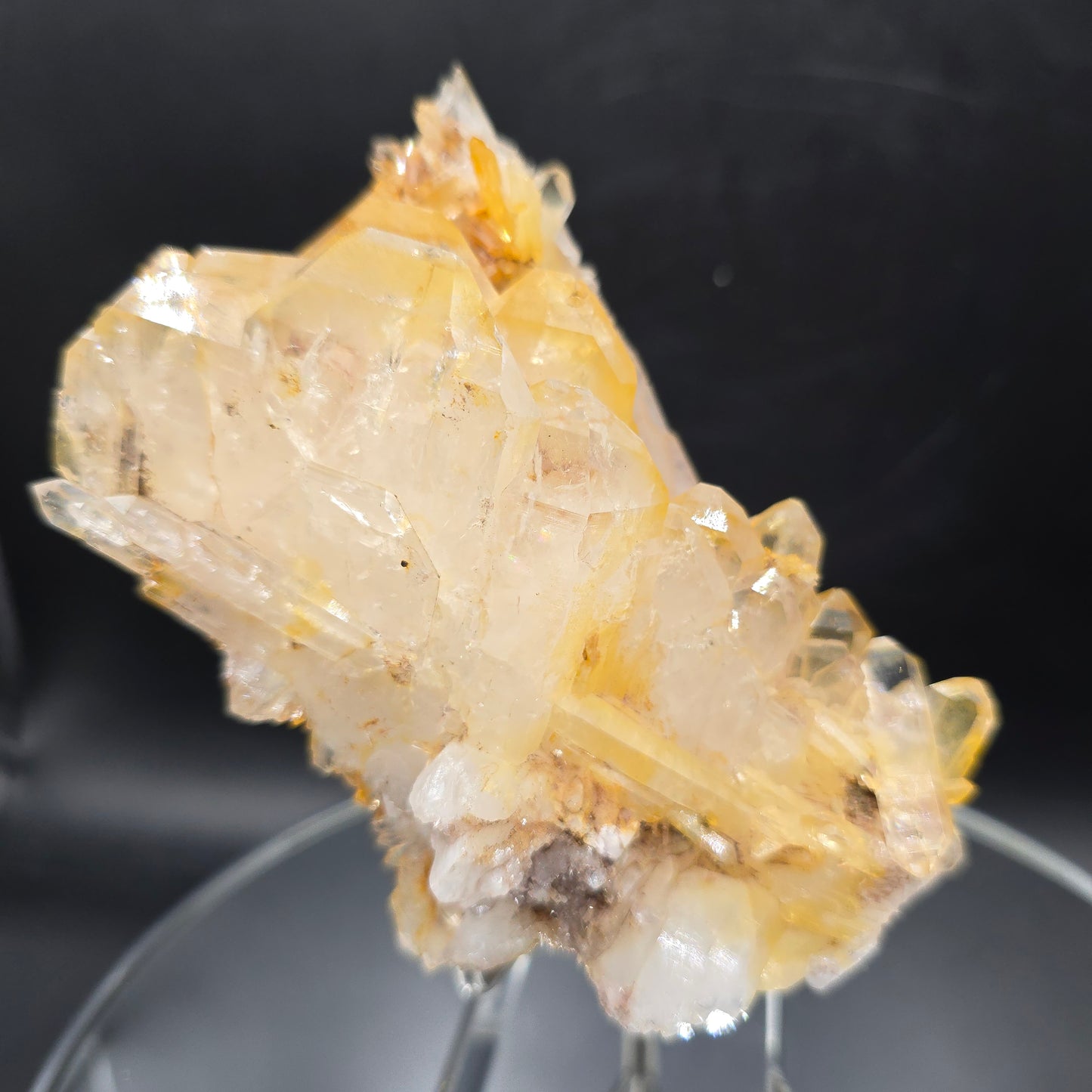 Colombian Pink Lemurian w iron inclusions