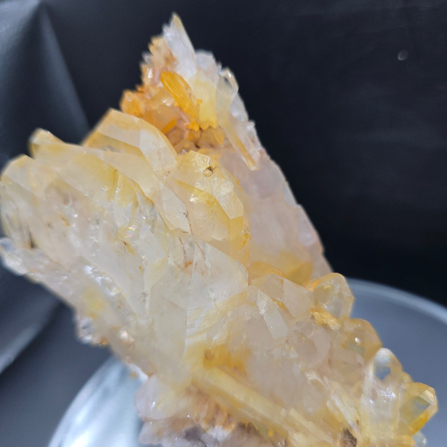 Colombian Pink Lemurian w iron inclusions