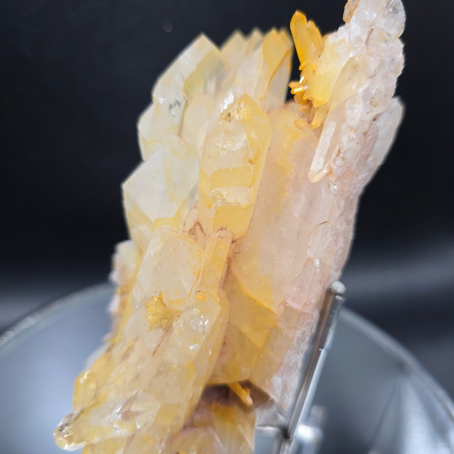 Colombian Pink Lemurian w iron inclusions