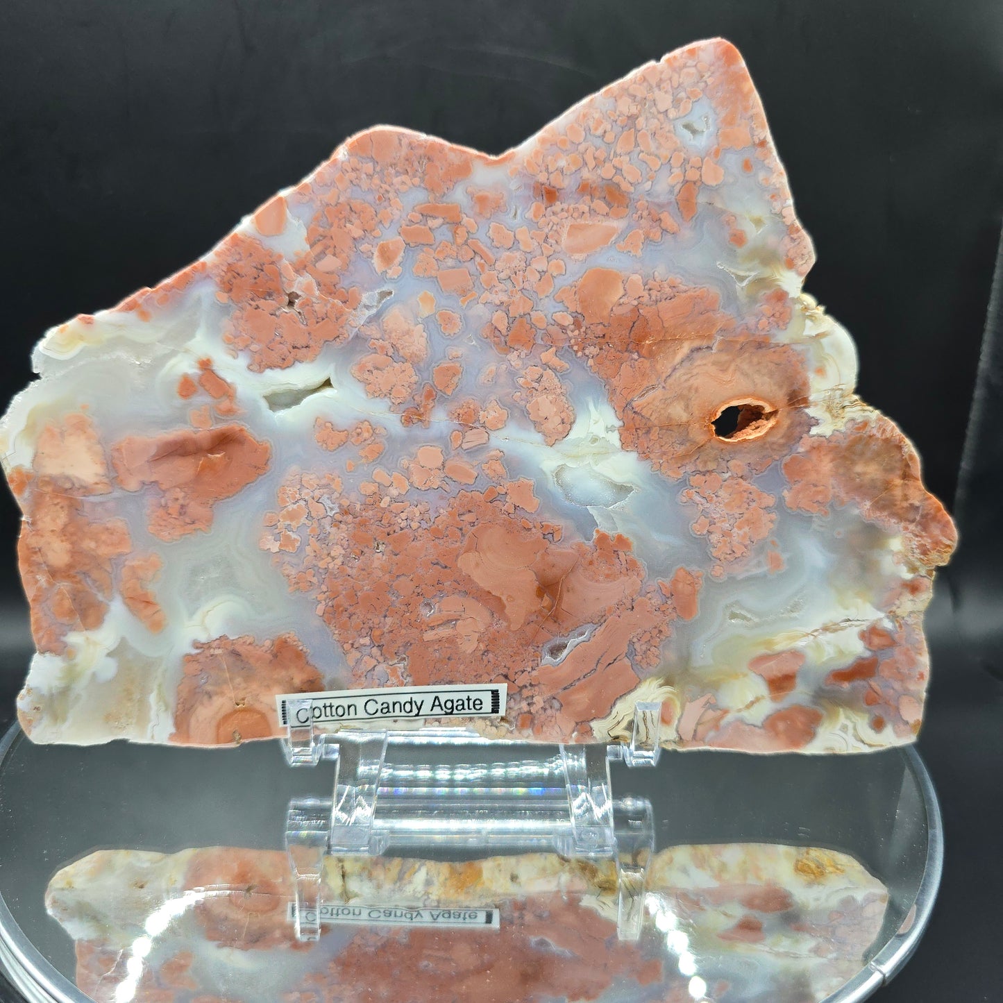 Cotton Candy Agate slab