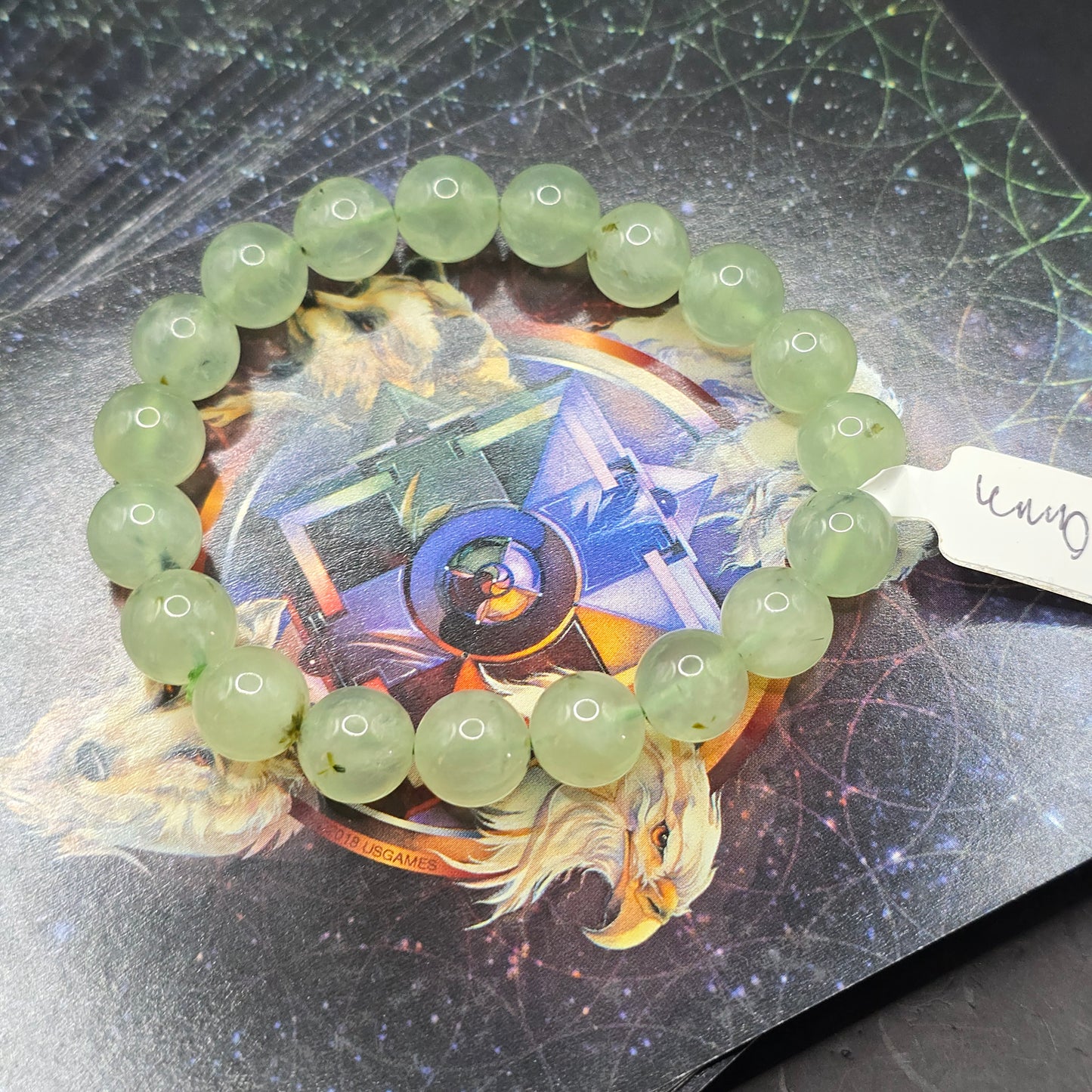Prehnite bracelet 10mm
