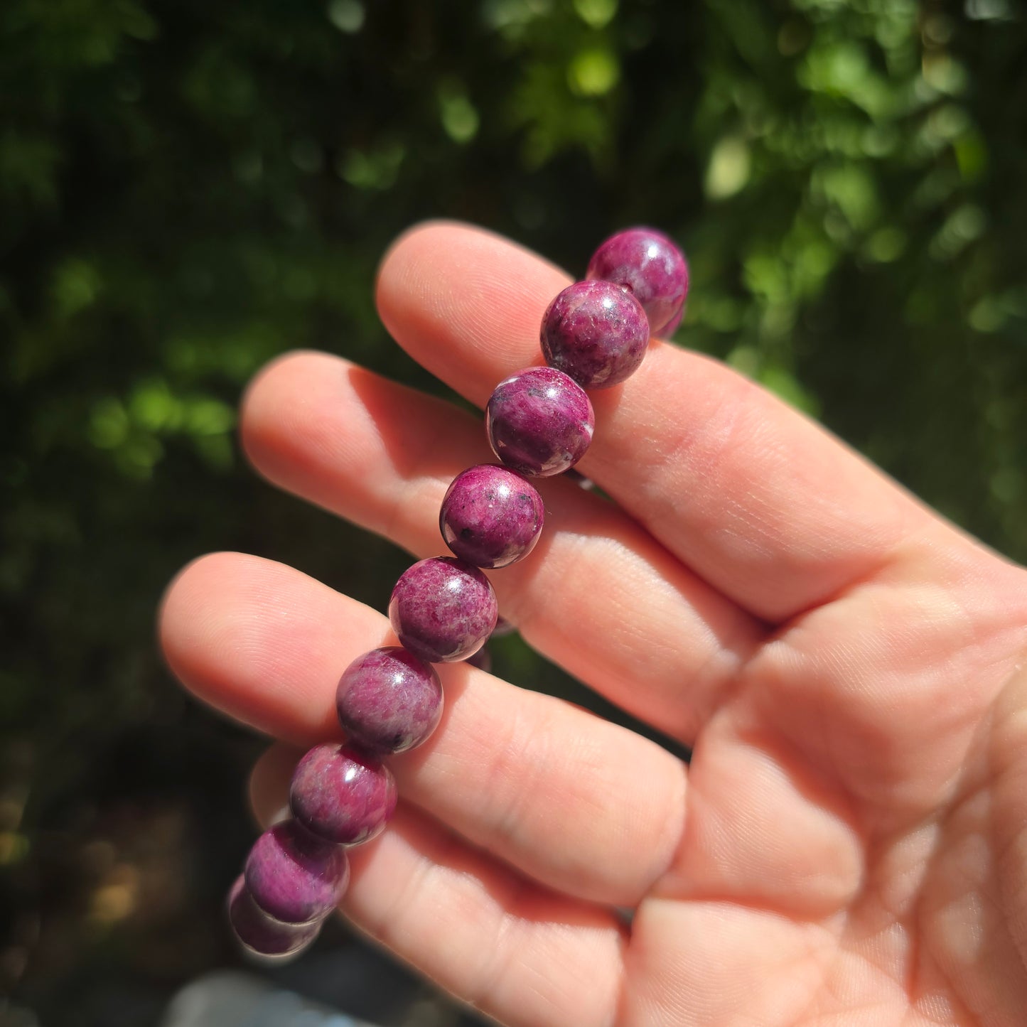 Ruby bracelet 10.6 mm