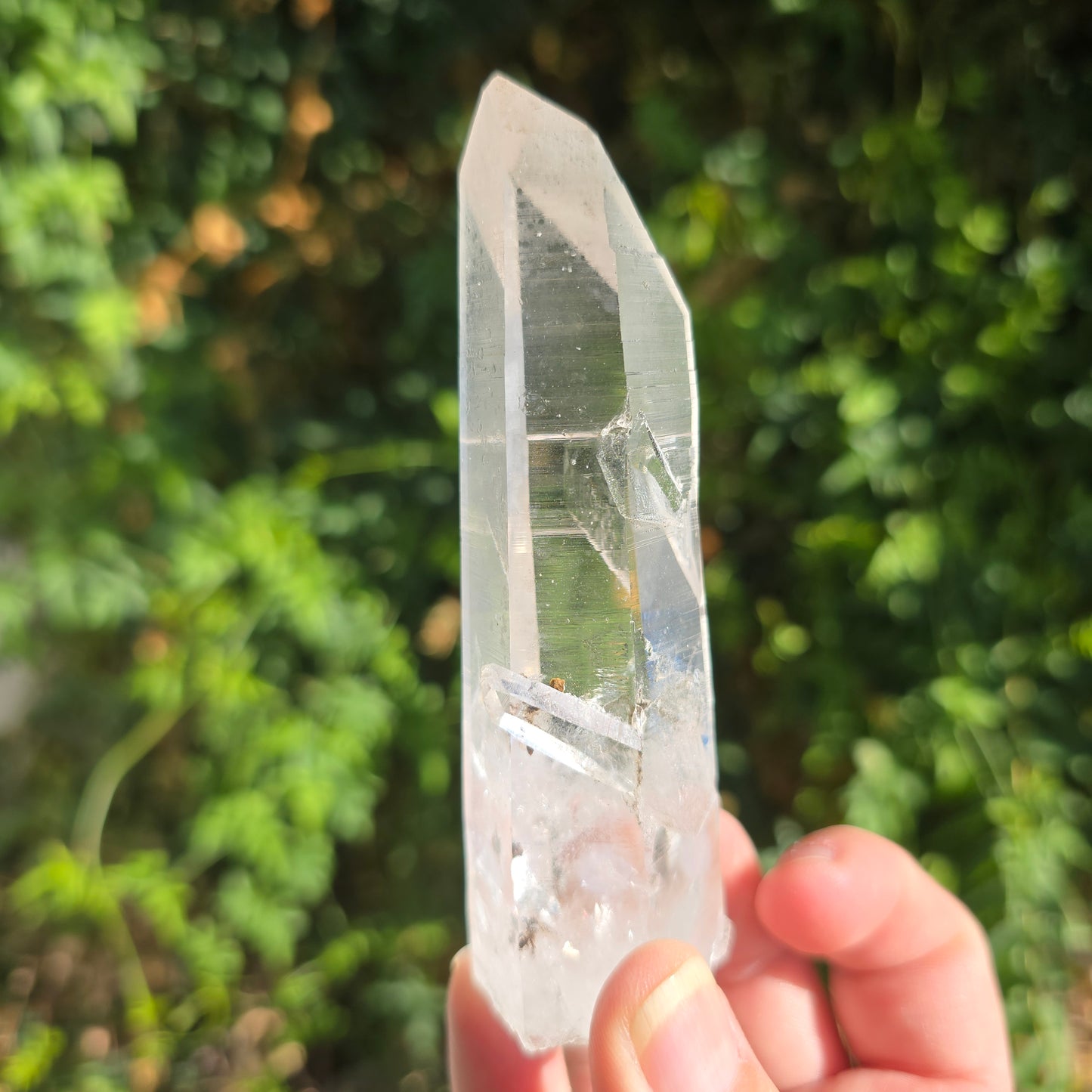 Lemurian Quartz w dendritic inclusions