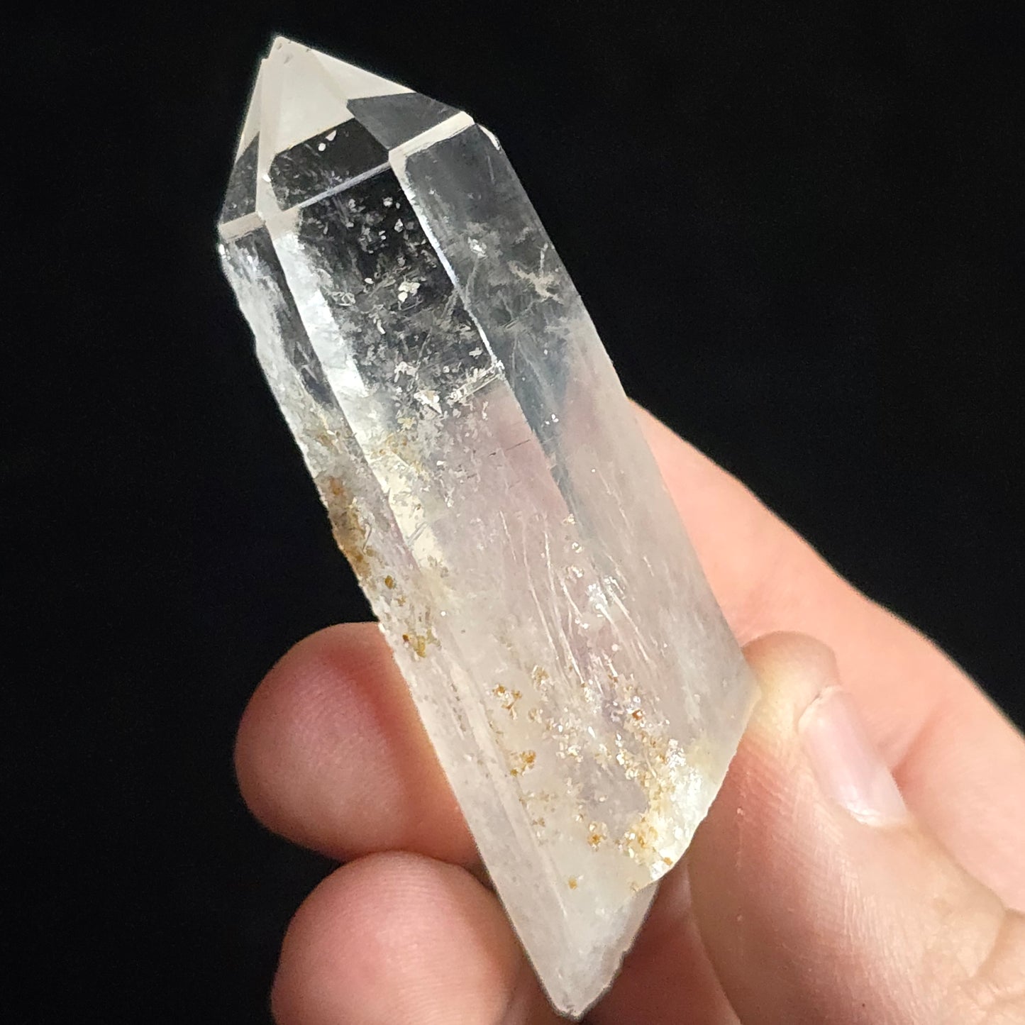 Colombian Blue smoke Lemurian Quartz