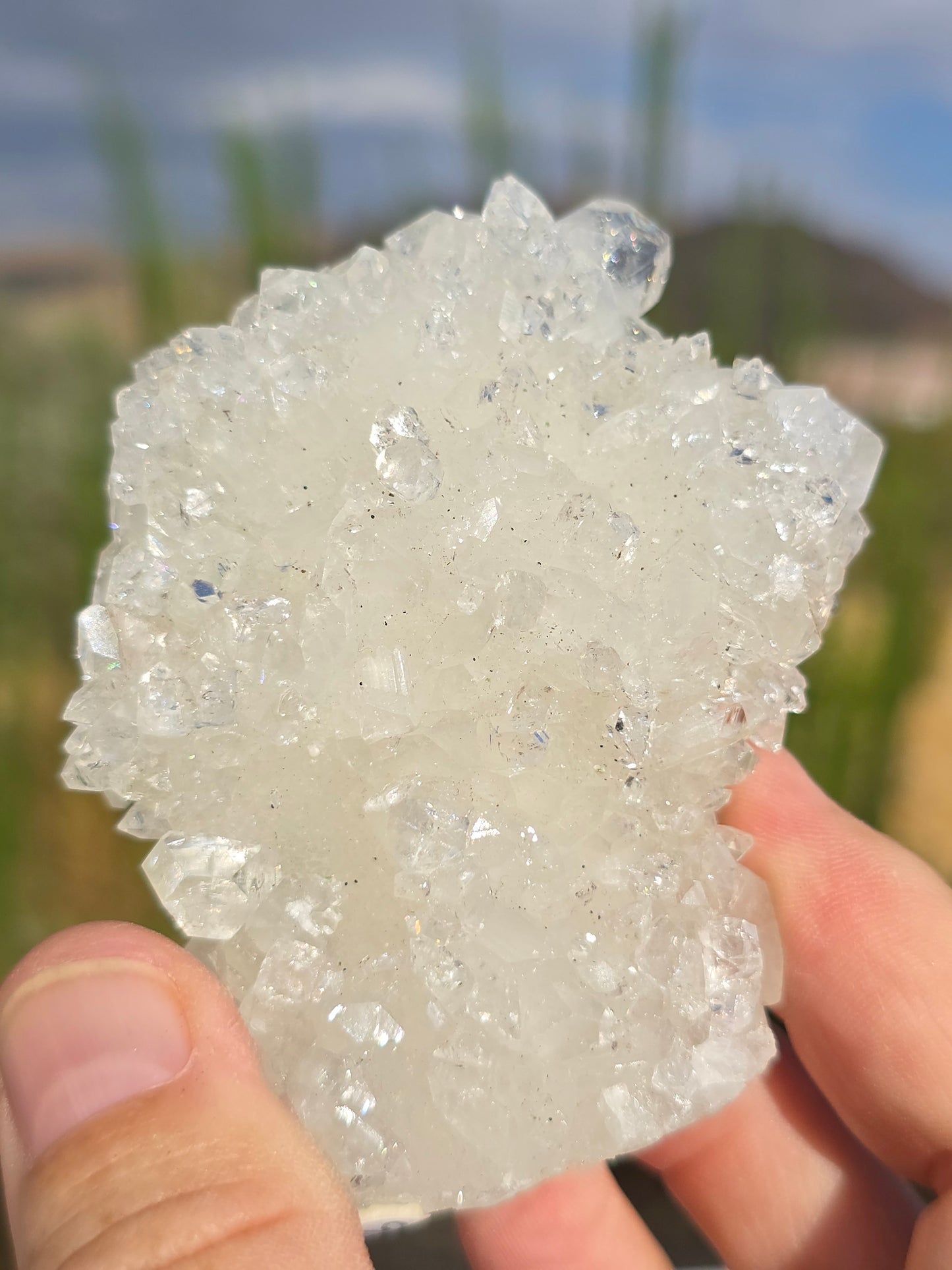 Apophyllite Stalactite India