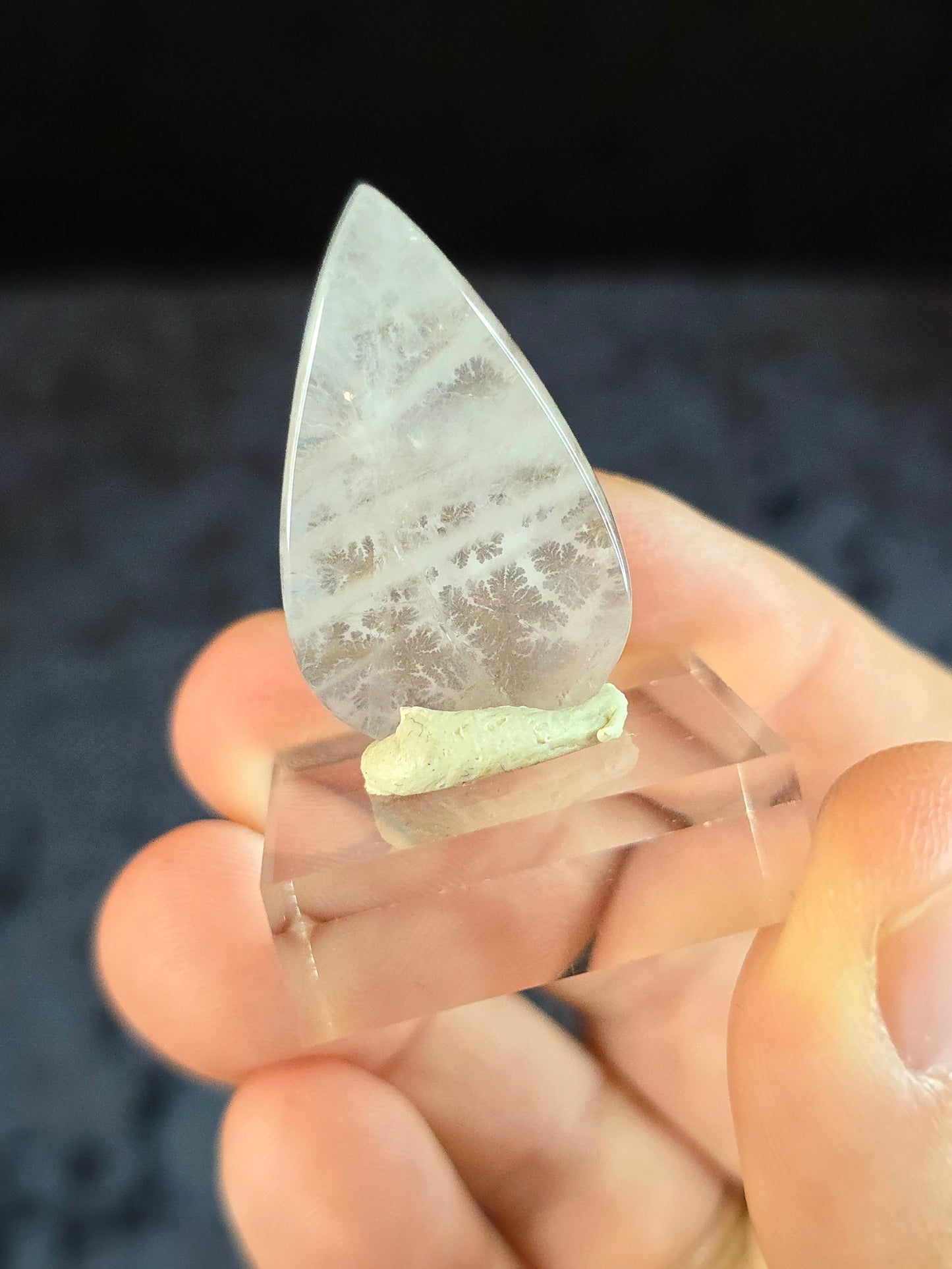 Dendritic Quartz Cabochon