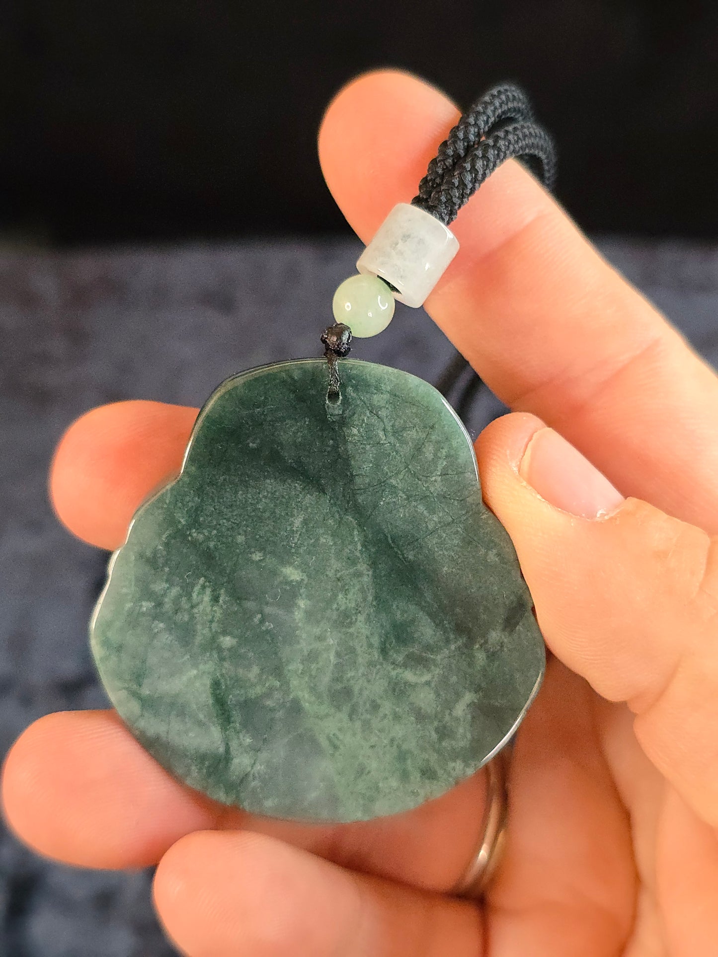 Jade buddha pendant