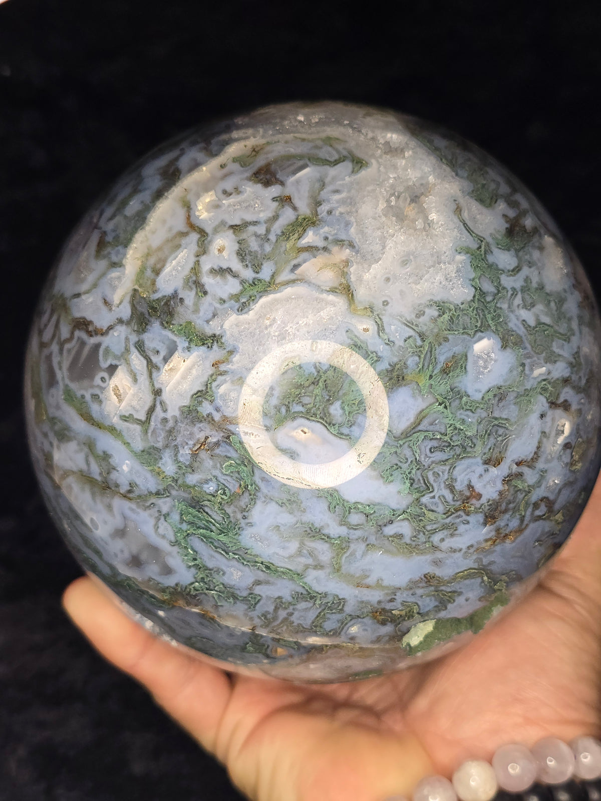 Moss Agate sphere