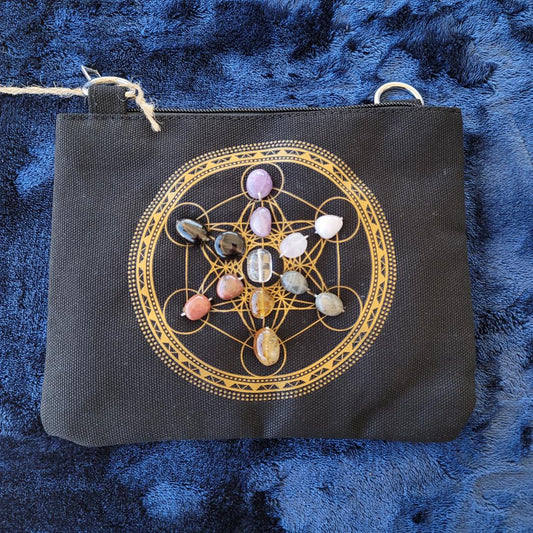 Crossbody Bag with crystals