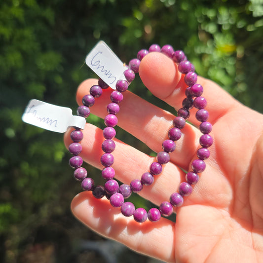 Ruby bracelet 6mm