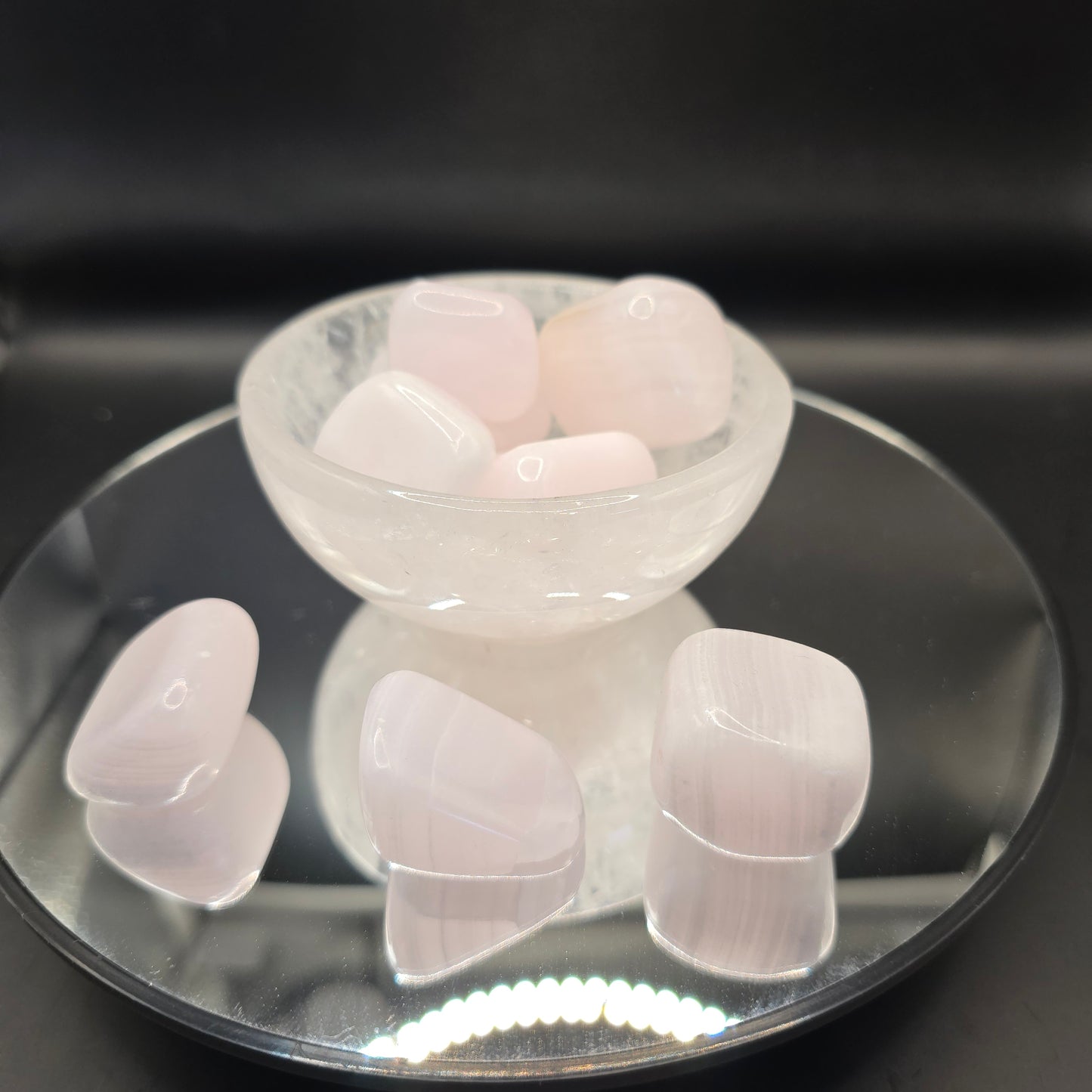 Mangano calcite tumble