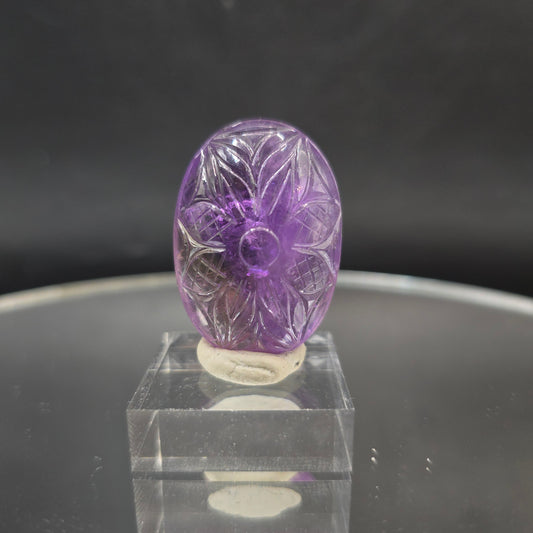 Ametrine carving from Brazil