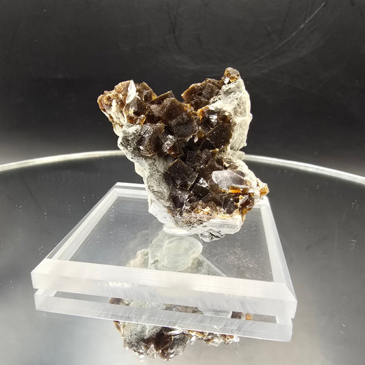 Fluorite w celestite clay center Ohio