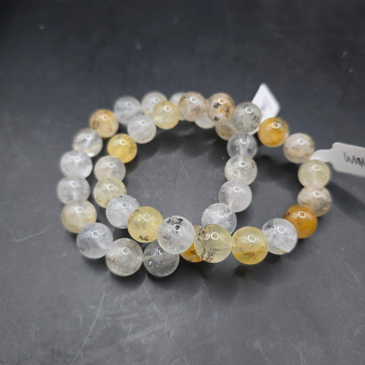 Dendritic Agate Brazil Bracelet 11mm