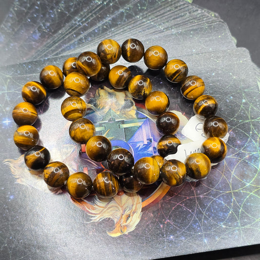 Tigers eye bracelet 12mm