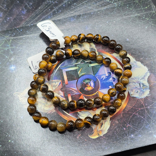 Tigers eye bracelet 6.3mm