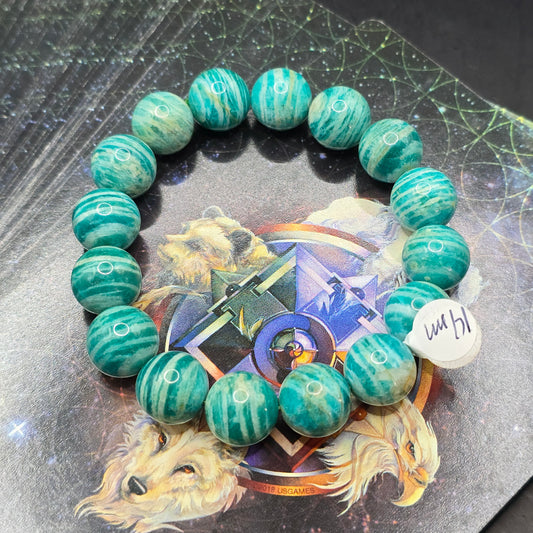 Amazonite russia bracelet 14mm
