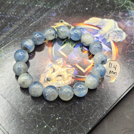 Blue Kyanite bracelet 11.4mm