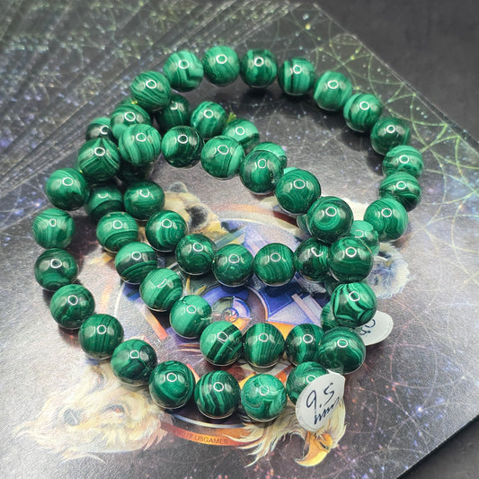 Malachite Bracelet 9.5mm