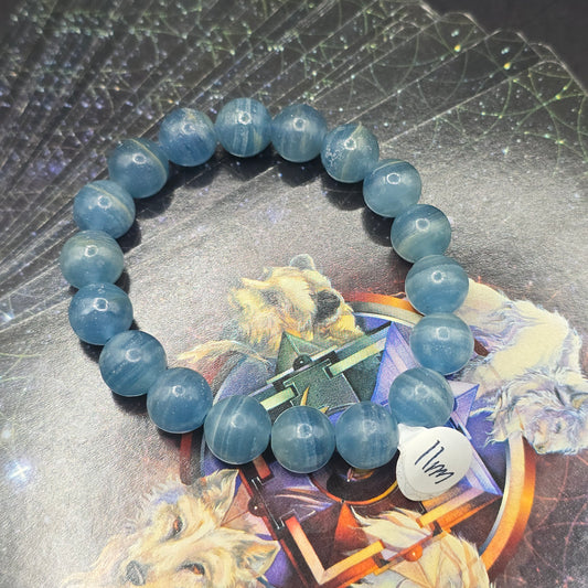 Blue Calcite 11mm Bracelet