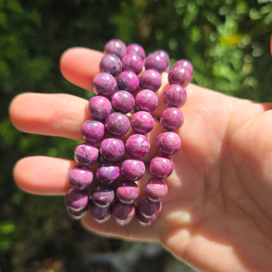 Ruby bracelet 10mm