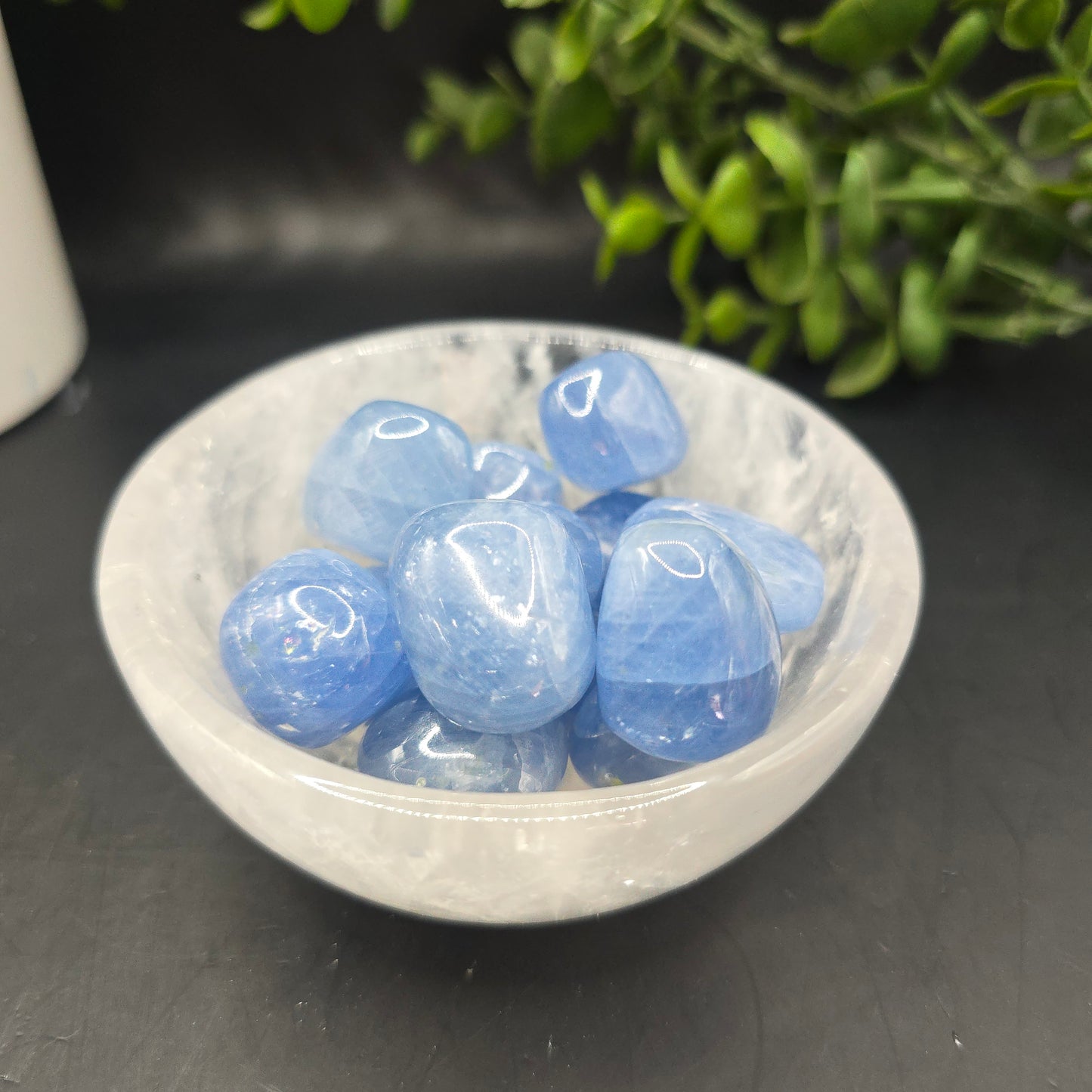 Blue Calcite South Africa Tumble