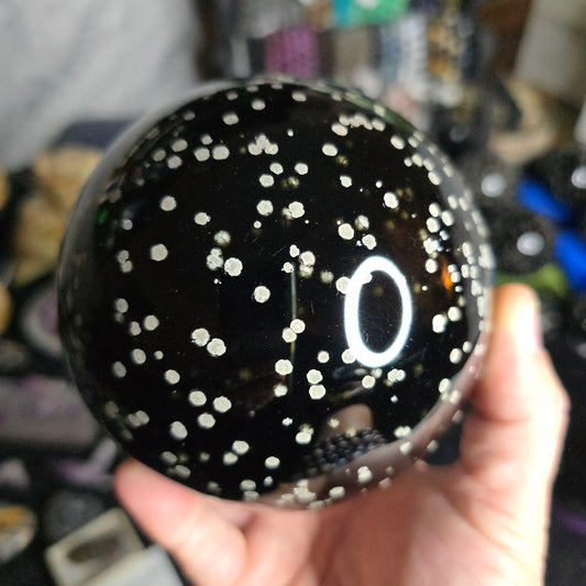 Stardust Obsidian sphere Mexico