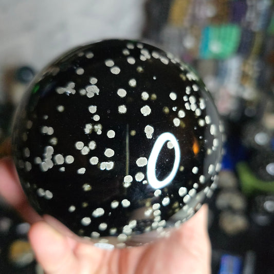 Stardust Obsidian sphere Mexico