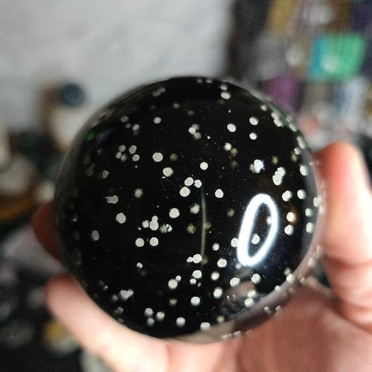 Stardust Obsidian sphere Mexico