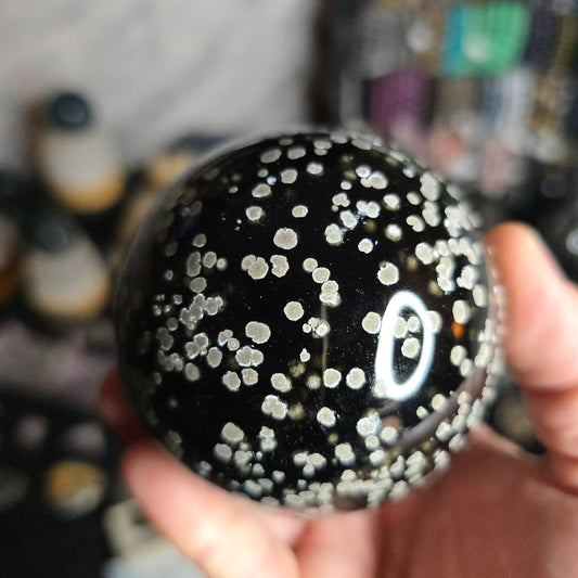 Stardust Obsidian sphere Mexico