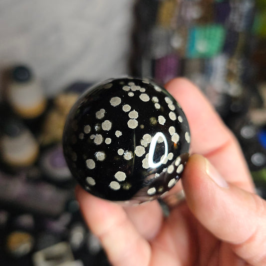 Stardust Obsidian sphere Mexico