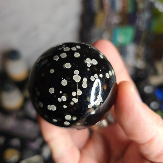 Stardust Obsidian sphere Mexico