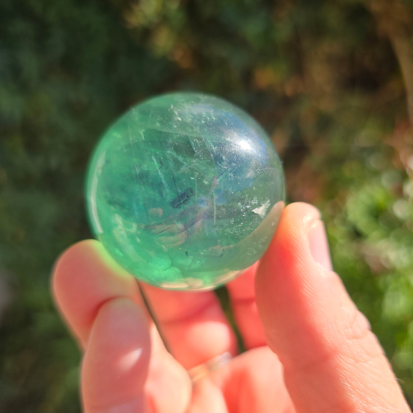 Fluorite sphere
