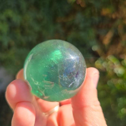 Fluorite sphere
